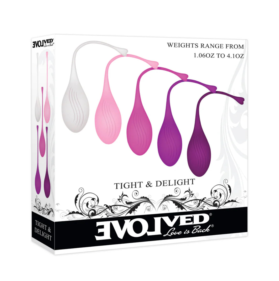 Evolved Tight & Delight 5-Piece Silicone Kegel Training